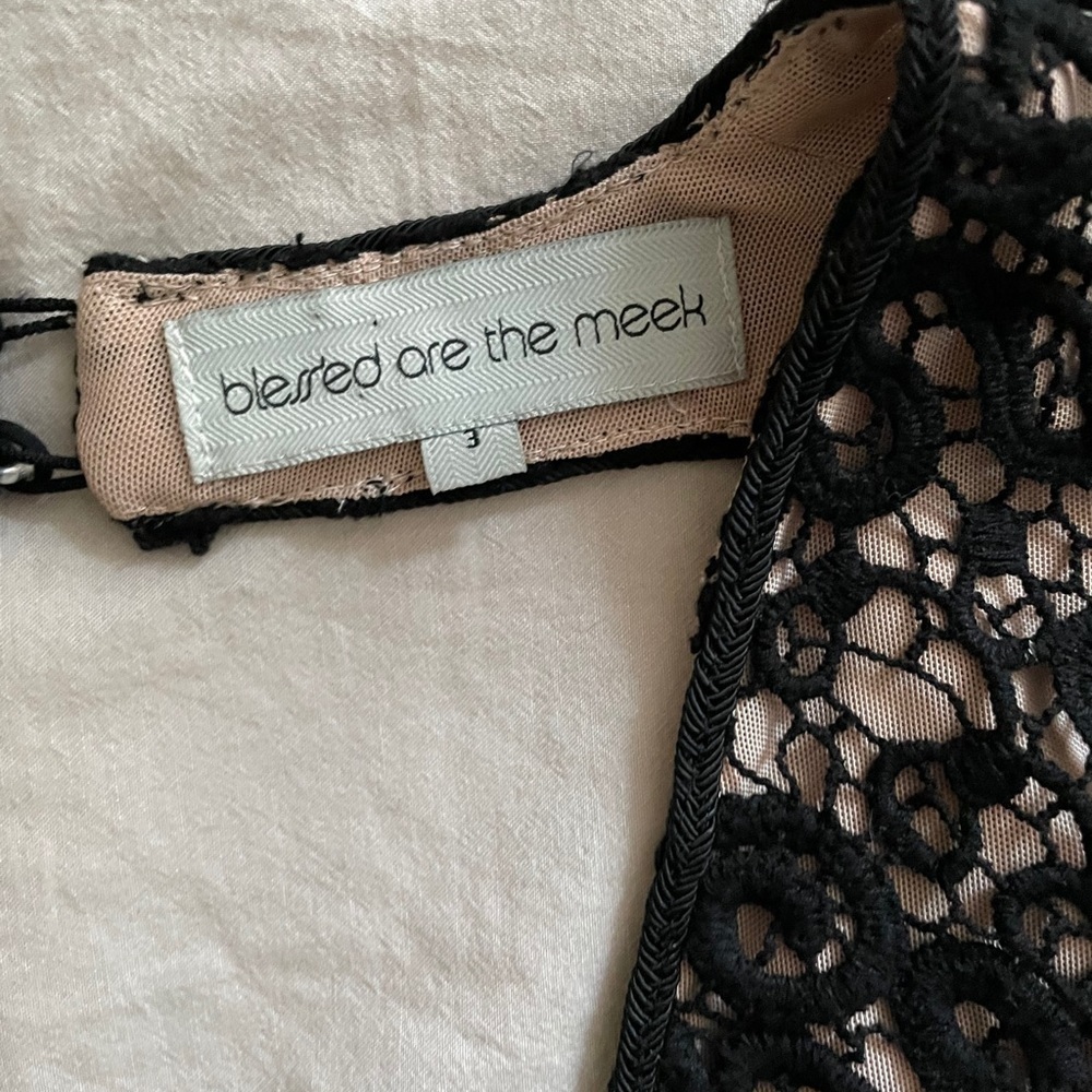 NWOT Blessed Are The Meek Serpent Queen Backless Mini Backless Dress Size 3 - Picture 5 of 5
